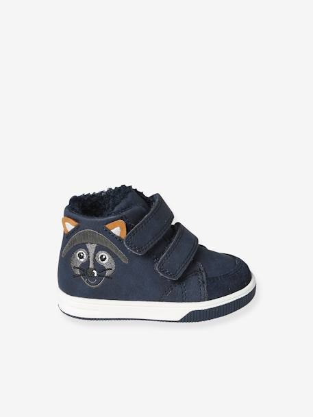 Warme Baby Klett-Sneakers - blau - 2
