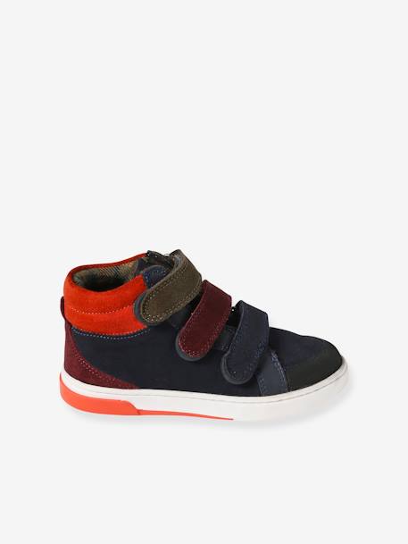 Kinder High-Sneakers, Anziehtrick - marine - 4