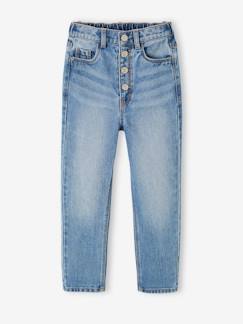 Maedchenkleidung-Mädchen Mom-Fit-Jeans, WATERLESS Hüftweite SLIM