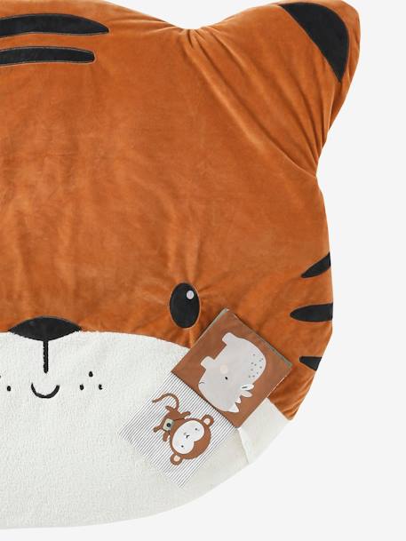 Baby Activity-Decke mit Spielbogen, Tiergesicht - orange tiger/pandafreunde+weiß polarfuchs - 6
