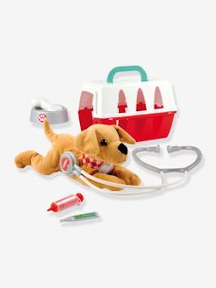 Spielzeug-Spielküchen, Tipis & Kostüme -Spielküchen & Puppengeschirr-Kinder Tierarztkoffer mit Plüschhund ECOIFFIER