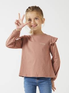 Maedchenkleidung-Shirts & Rollkragenpullover-Shirts-Mädchen Blusenshirt BASIC, personalisierbar Oeko-Tex