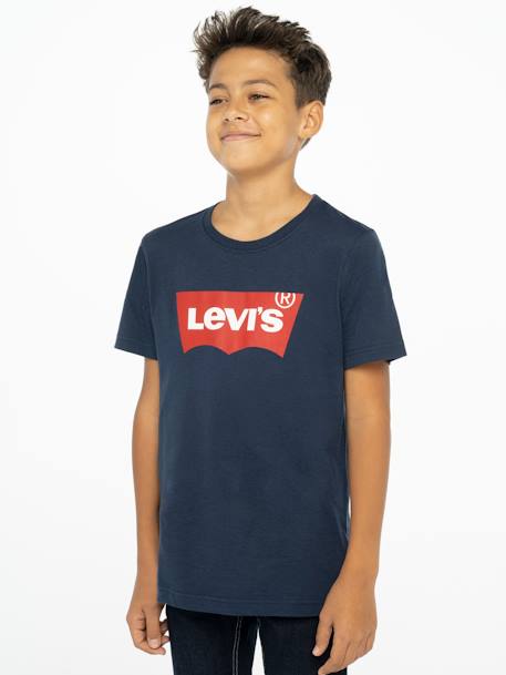 Jungen T-Shirt Batwing Levi's - blau+weiß - 5