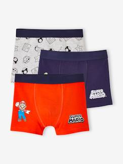 Jungenkleidung-Unterwäsche & Socken-Unterhosen & Boxershorts-3er-Pack Jungen Boxershorts SUPER MARIO