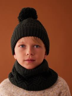 Jungenkleidung-Jungen-Set: Mütze, Rundschal & Handschuhe
