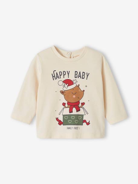 Baby Weihnachts-Schlafanzug Capsule Collection FAMILY FIRST Oeko-Tex - wollweiß - 3