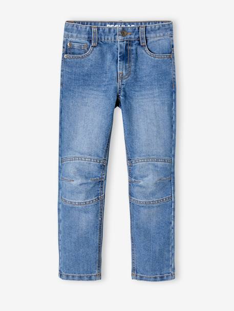 Die UNVERWÜSTLICHE, robuste Jungen Straight-Jeans WATERLESS, Hüftweite REGULAR Oeko-Tex - blue stone+dark blue - 1