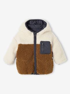 Warme Baby Wendejacke mit Recycling-Polyester -  - [numero-image]