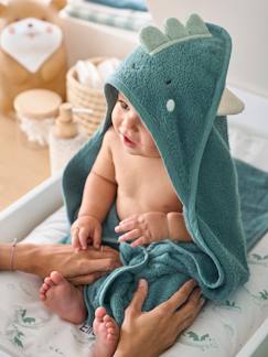 Baby Kapuzenbadetuch & Waschhandschuh DRACHE -  - [numero-image]