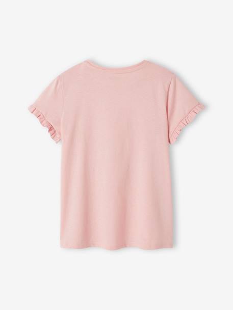 Mädchen T-Shirt Oeko-Tex - pudrig rosa+wollweiß+wollweiß+zartrosa - 2