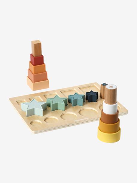 Baby Formen-Puzzle, Silikon/Holz FSC® - mehrfarbig - 5