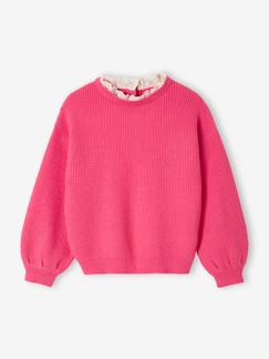 Maedchenkleidung-Pullover, Strickjacken & Sweatshirts-Mädchen Pullover mit Volantkragen, Capsule Collection MAMA, TOCHTER & BABY Oeko-Tex