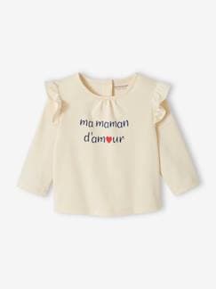 -Baby T-Shirt mit Schriftzug Bio-Baumwolle
