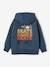 Jungen Kapuzensweatshirt mit Print hinten Oeko-Tex - nachtblau - 2