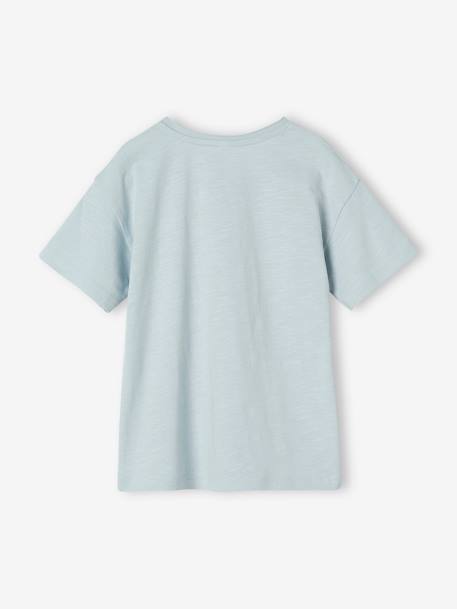 Jungen T-Shirt mit Message-Print Oeko-Tex - himmelblau - 2