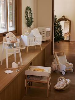 Spielzeug-Puppen-Babypuppen & Zubehör-Puppenbett aus Holz FSC®