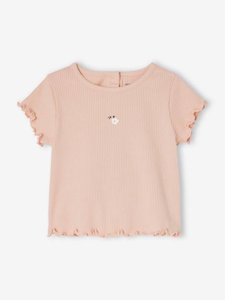 2er-Pack Baby T-Shirts aus Bio-Baumwolle - rosa nude - 3