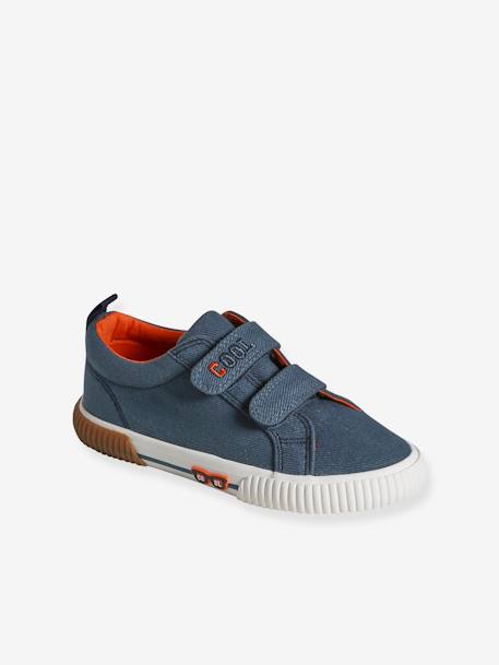 Kinder Stoff-Sneakers mit Klett - indigo-blau - 1