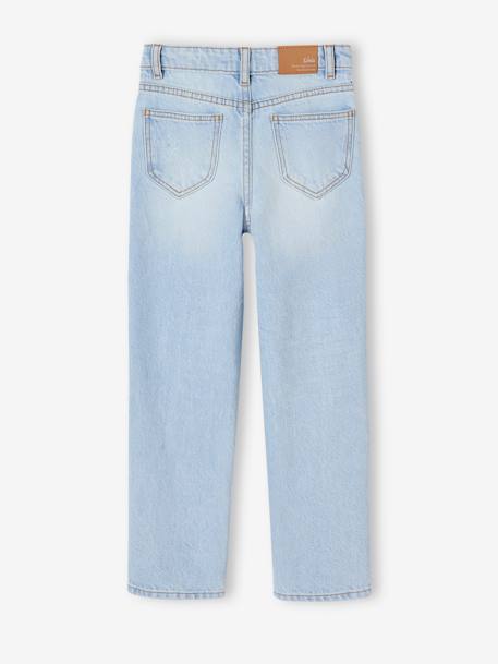 Gerade Mädchen Jeans, Hüftweite SLIM - bleached+blue stone - 2