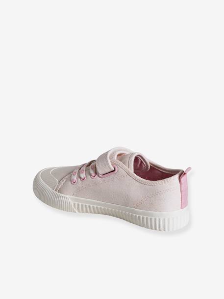 Mädchen Stoff-Sneakers mit elastischer Schnürung - hellrosa - 3