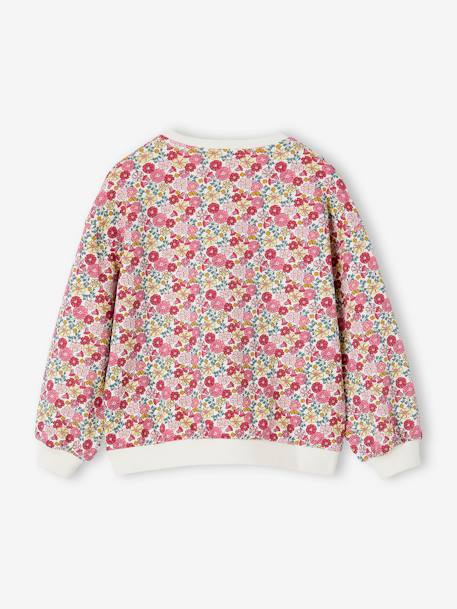 Mädchen Sweatshirt mit Recycling-Polyester - rosa - 2