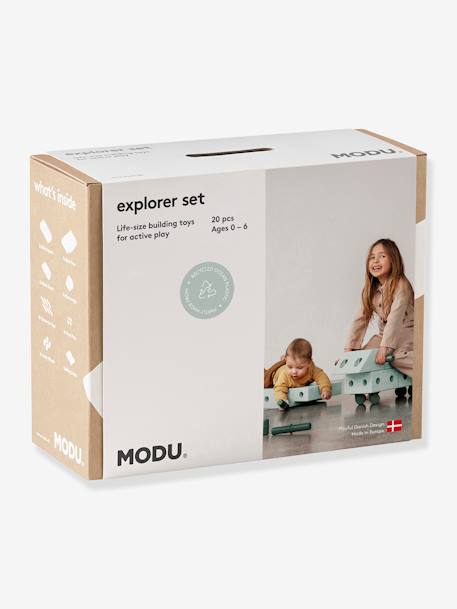 Kinder Konstruktionsspielzeug Modu Explorer MODU - grün - 3