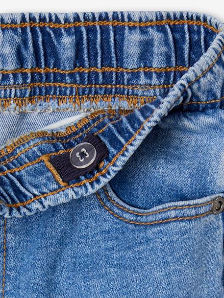 Jungen Slim-Jeans mit Dehnbund BASIC - blue stone - 3