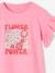 Mädchen T-Shirt FLOWER POWER Oeko-Tex - bonbon rosa - 3