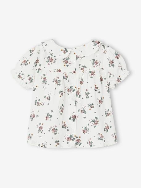 Baby T-Shirt mit Bubikragen - wollweiß - 5