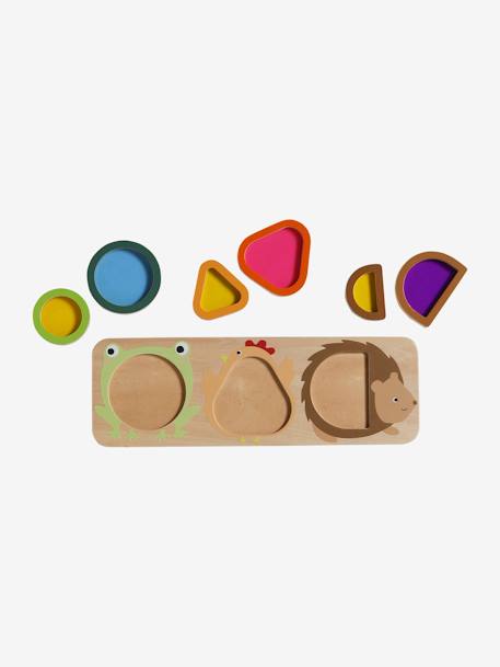 Baby Steckspiel-Brett mit Tierfiguren aus Holz FSC® - natur - 4