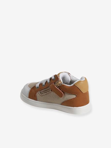 Baby Sneakers mit Reißverschluss - beige - 3
