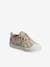 Baby Stoff-Sneakers mit Gummizug - weiß bedruckt - 1