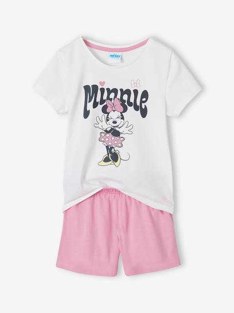 Kurzer Kinder Schlafanzug Disney MINNIE MAUS - rosa - 1