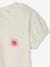 Baby T-Shirt mit Häkelblume Oeko-Tex - wollweiß - 2