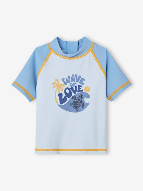 Jungen Baby-Set mit UV-Schutz: Shirt, Badehose & Sonnenhut Oeko-Tex - aquamarine - 2
