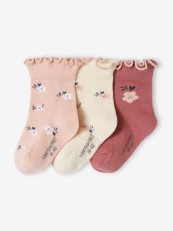 Babymode-3er-Pack Mädchen Baby Socken Oeko-Tex