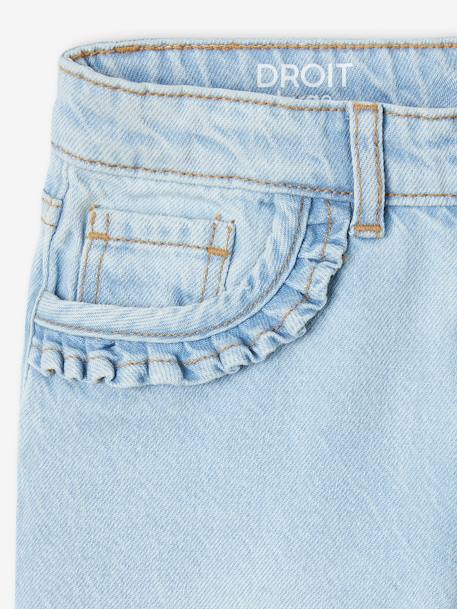 Gerade Mädchen Jeans, Hüftweite COMFORT - bleached+blue stone - 3