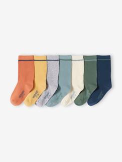 Jungenkleidung-Unterwäsche & Socken-Socken-7er-Pack Jungen Socken, zweifarbig BASIC Oeko-Tex