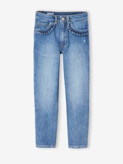 Maedchenkleidung-Jeans-Gerade Mädchen Jeans, Hüftweite SLIM