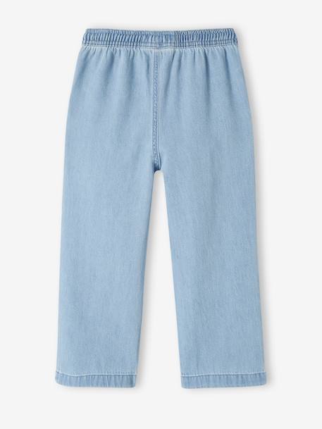 Mädchen Loose-fit-Jeans mit Schlupfbund Oeko-Tex - blue stone+double stone - 5
