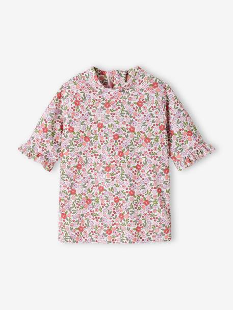 Mädchen Baby-Set mit UV-Schutz: Shirt, Badehose & Sonnenhut Oeko-Tex - rosa - 3