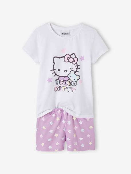 Kurzer Kinder Schlafanzug HELLO KITTY - lila - 1