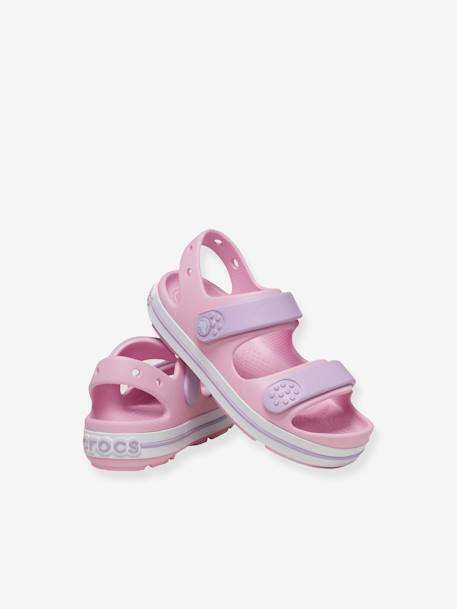 Baby Clogs 209424 Crocband Cruiser Sandal CROCS - hellrosa+himmelblau+marine - 2