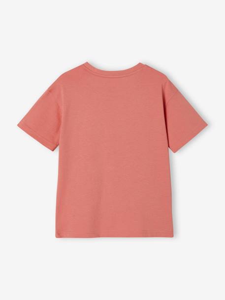 Jungen T-Shirt mit Fotoprint, Recycling-Baumwolle - aqua+koralle+wollweiß - 6
