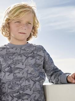 Jungen Sweatshirt mit Recycling-Polyester -  - [numero-image]