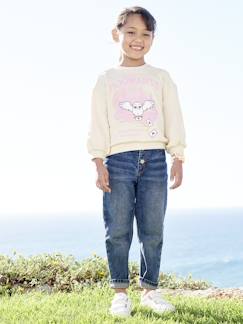 Maedchenkleidung-Mädchen Mom-Fit-Jeans, WATERLESS Hüftweite REGULAR