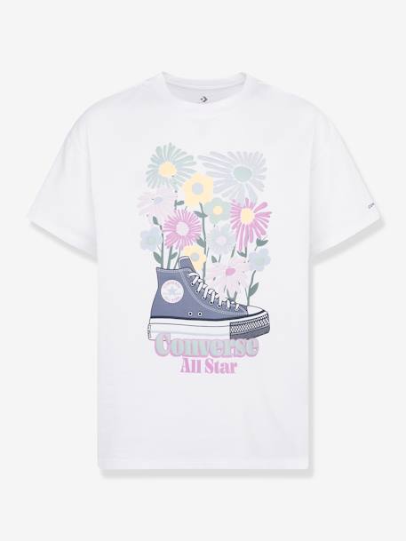 Mädchen T-Shirt CONVERSE mit Sneaker-Print - wollweiß - 1
