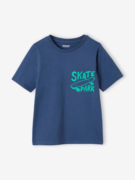 Jungen Sommer-Schlafanzug mit Skater-Print Oeko-Tex - aquamarine - 2