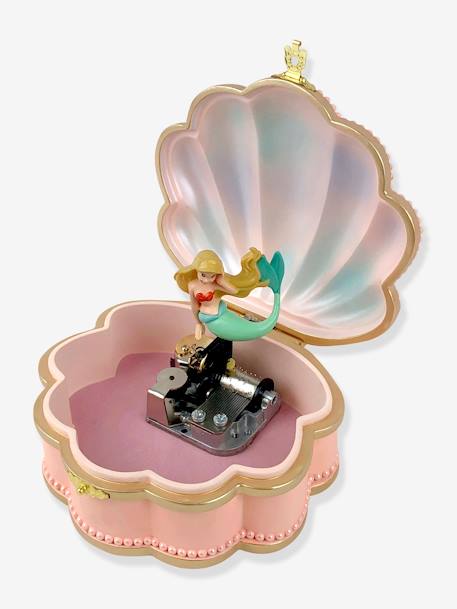 Kinder Spieldose Collector Meerjungfrau und Muschel TROUSSELIER - rosa - 1