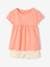 Kurzer Mädchen Schlafanzug aus Musselin Oeko-Tex - rosa - 1